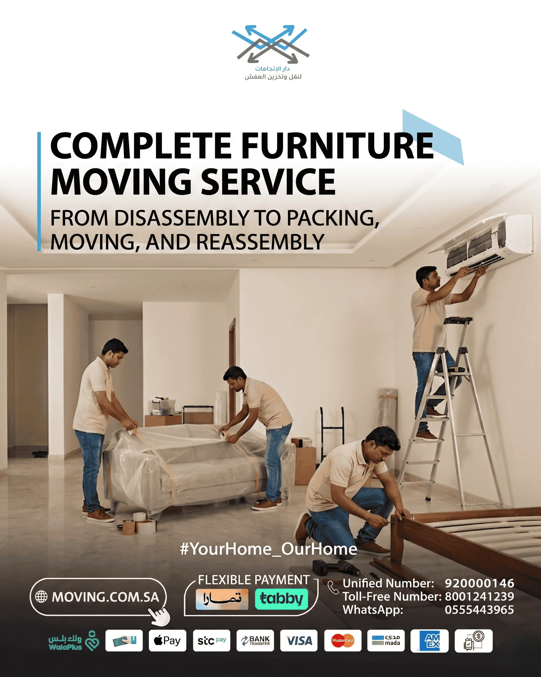 Best Packers and Movers in Riyadh for Safe Furniture Relocation and Packing Services